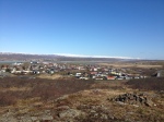 Town from the hill